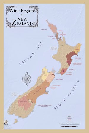 New Zealand Wine Map