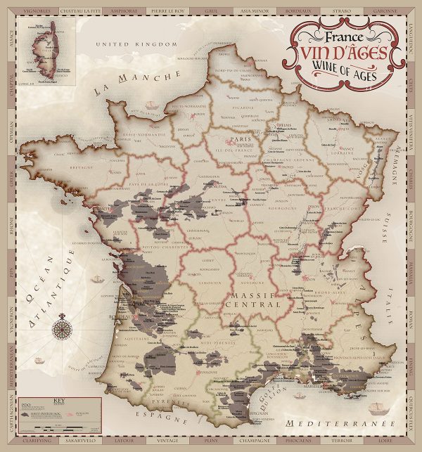 France Wine of Ages Map