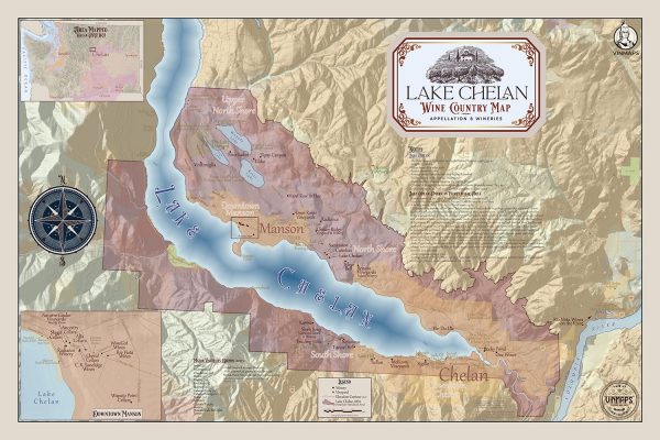 Lake Chelan Wine Country Map