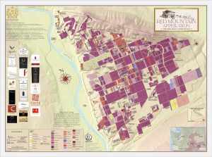 Red Mountain Appellation 8th-Edition 20 Years Map