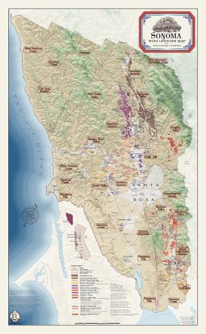 sonoma valley winery map