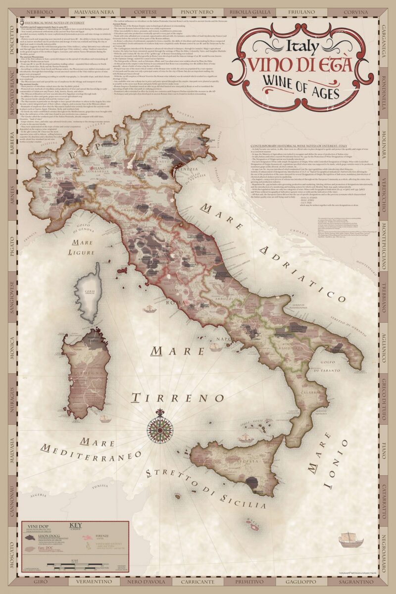Vinmaps Italy Wine of Ages Without Mermaid