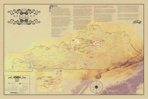 Vinmaps Kentucky Bourbon Map
