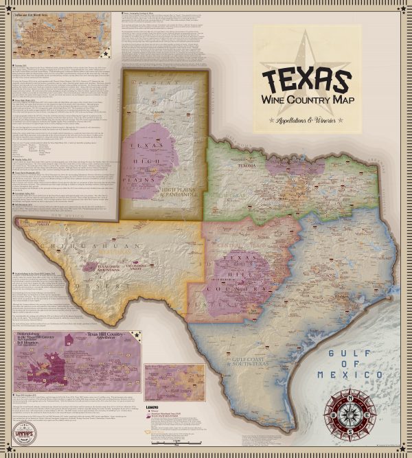 Texas Wine Country Map