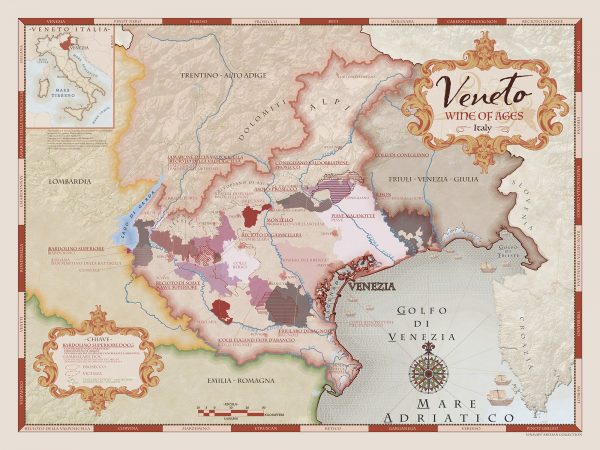 Veneto Wine of Ages wine map