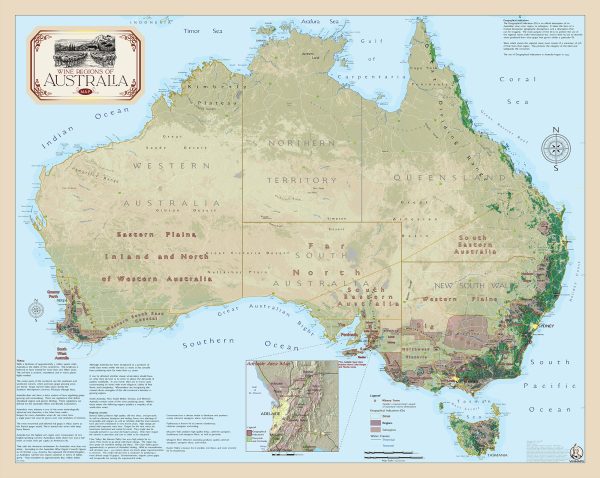 Wine Regions of Australia - Wine Map