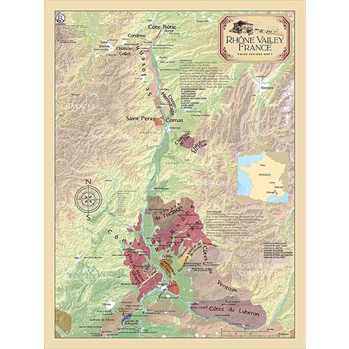 France Wine Maps