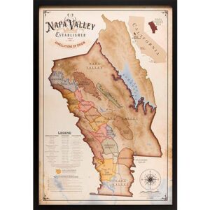 Napa Valley Wine Maps