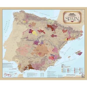 Spain Wine Maps