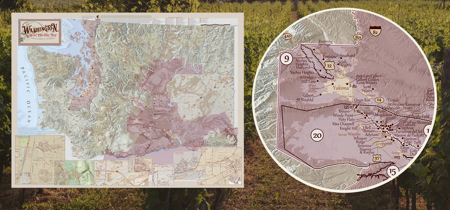 Washington Wine Map